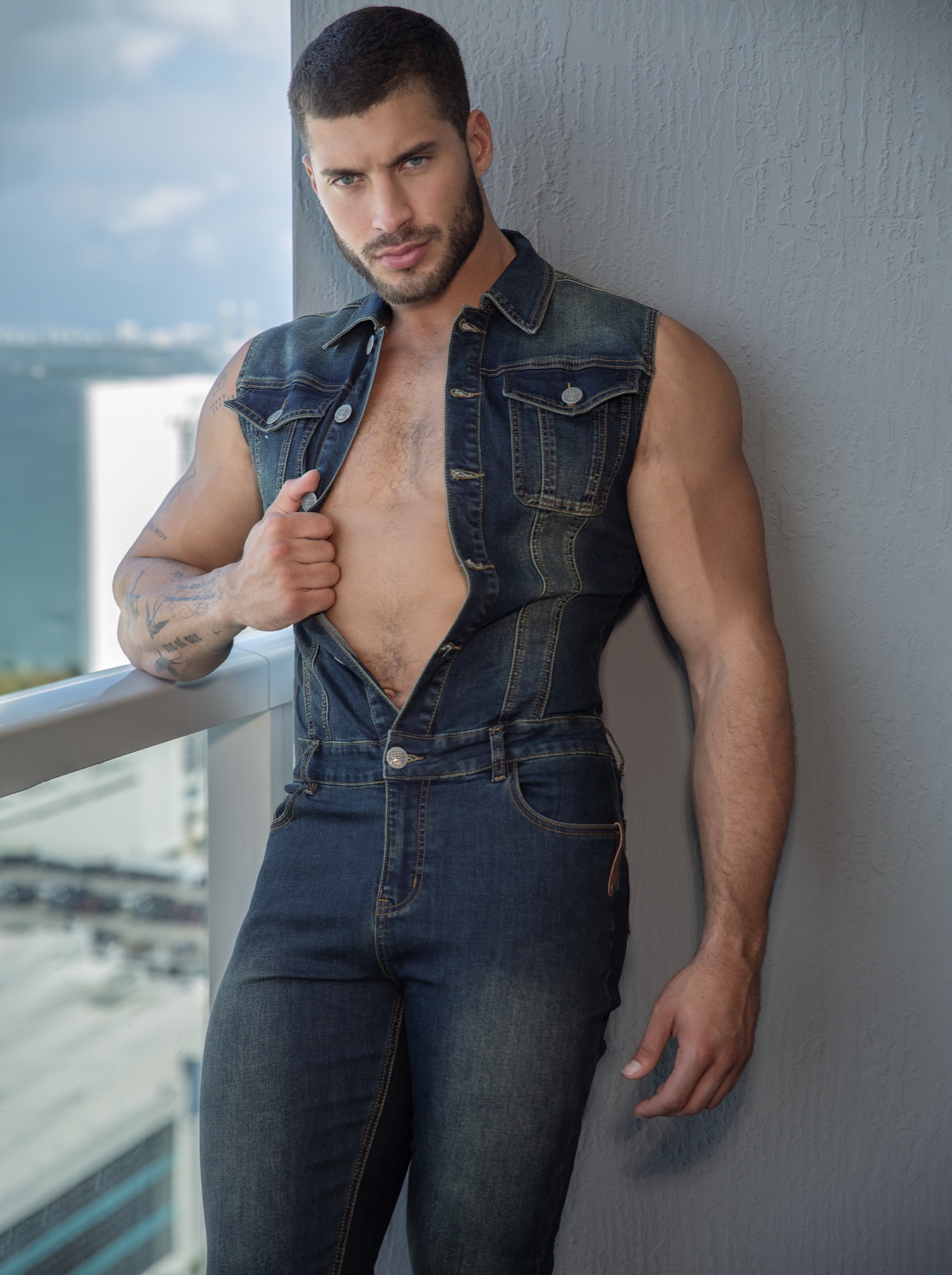 ES Collection Miami Casual 2026 denim overall